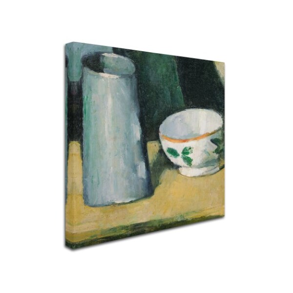 Cezanne 'Bowl And Milk Jug' Canvas Art,18x18